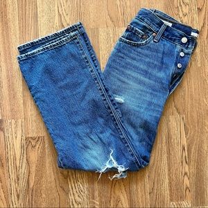 Levi’s Ribcage Straight Ankle Jeans 26W x 27L